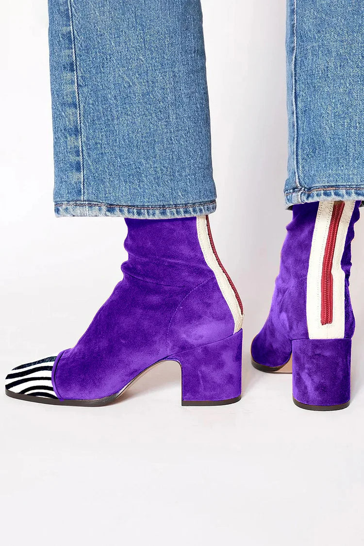 Aurélie™ | Modige Trykte Støvler" can be rewritten as "Aurélie™ | Trendy Printed Boots.