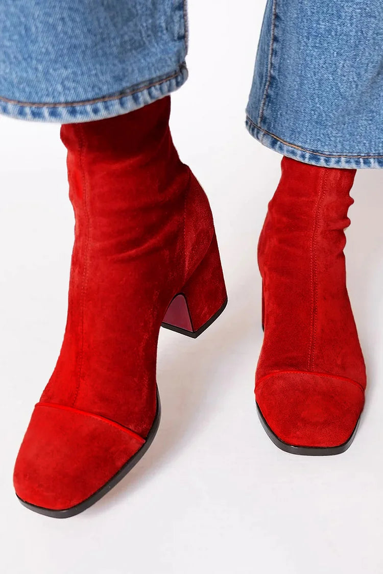 Marie™ | Trendy Farverige Støvler