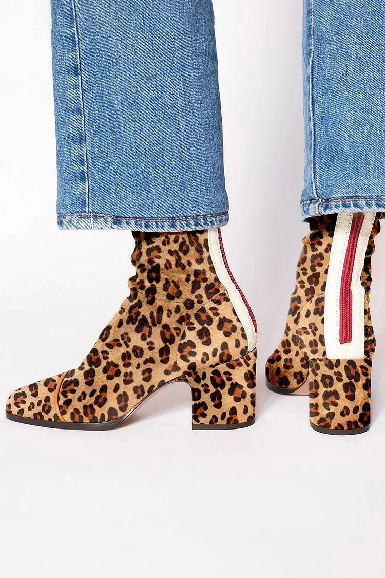 Amandine™ | Elegant Leopard Boots