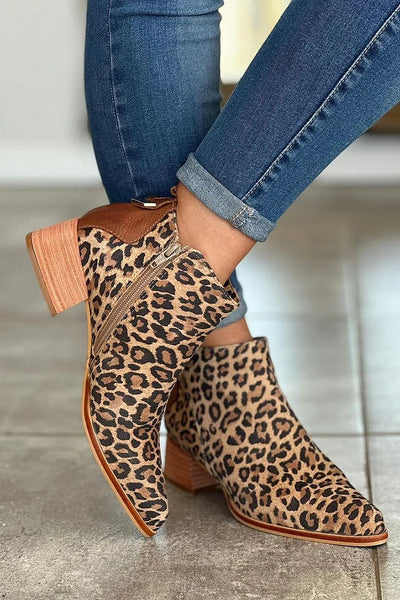 Mathilde™ | Leopard Print Boots