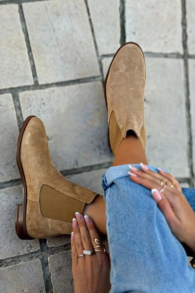 Maria™ | Chelsea Støvler i Suede