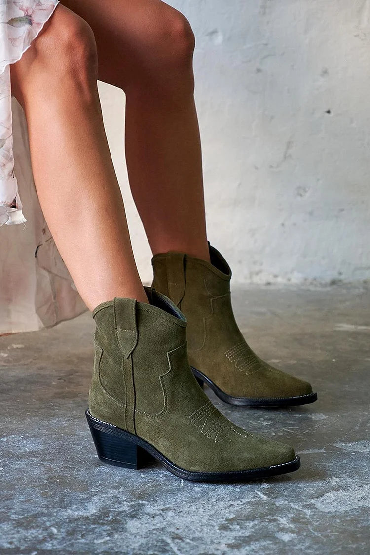 Élise™ | Korte Suede Støvler