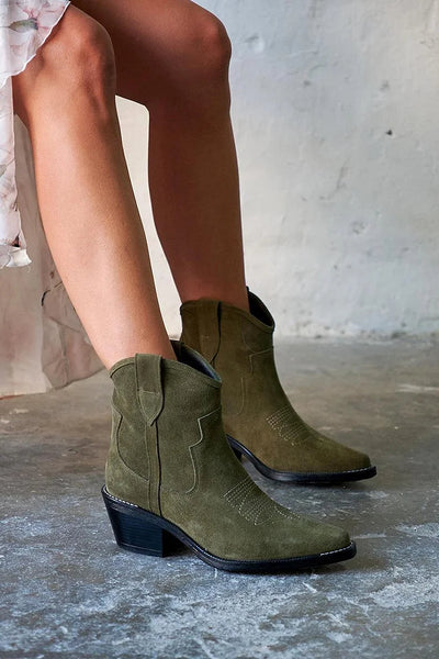 Élise™ | Korte Suede Støvler