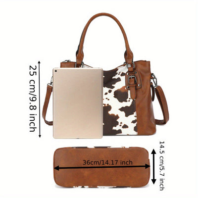 Charlotte™ | Bold Leather Tote Bag