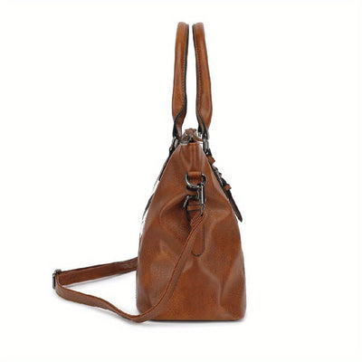Charlotte™ | Bold Leather Tote Bag
