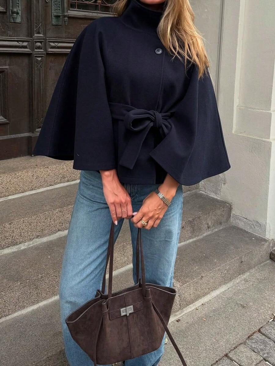 Klara | Lang Pelslignende Jakke i Fleece