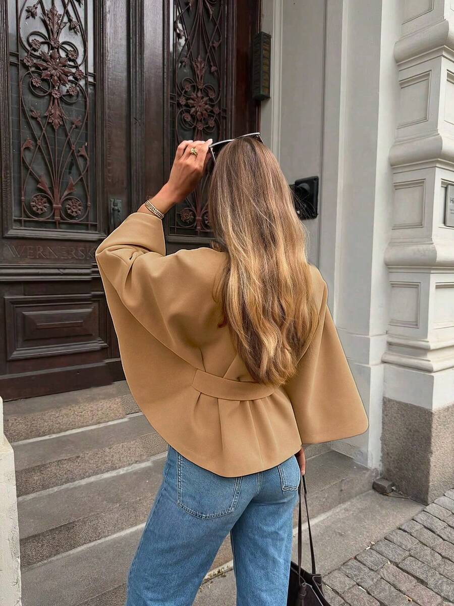 Klara | Lang Pelslignende Jakke i Fleece