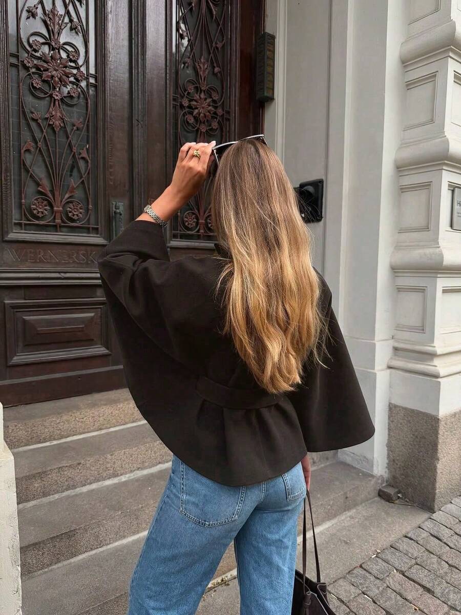 Klara | Lang Pelslignende Jakke i Fleece