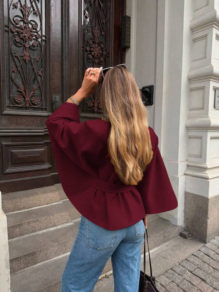 Klara | Lang Pelslignende Jakke i Fleece