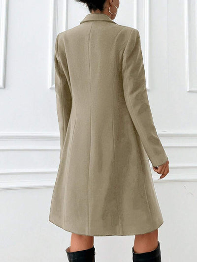 Ida | Vatteret Frakke med Bindebånd