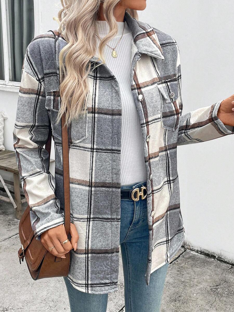 Ingrid | Klassisk Trenchcoat i Vinterudgave