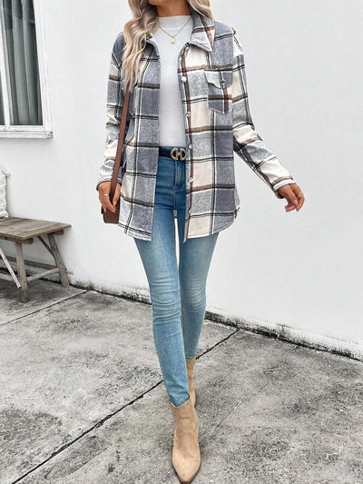 Ingrid | Klassisk Trenchcoat i Vinterudgave