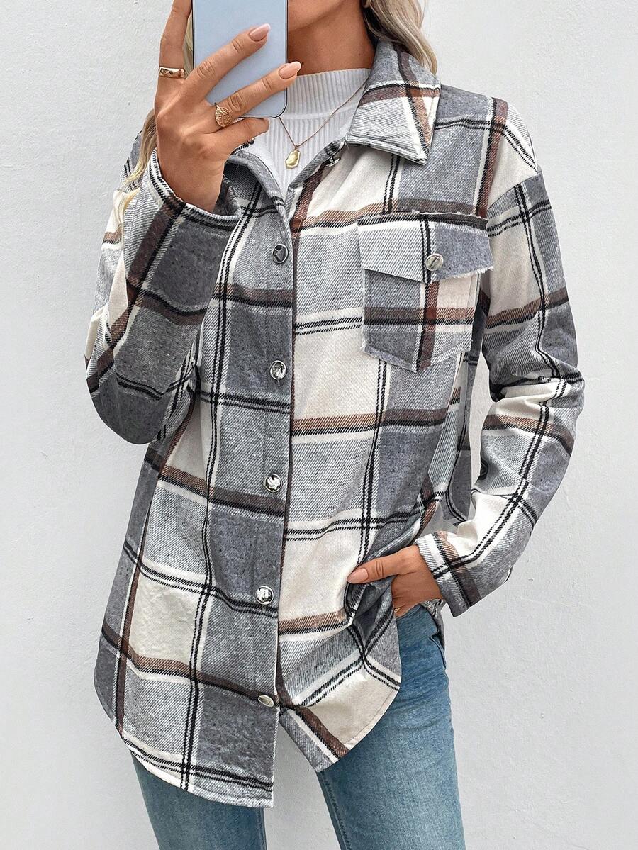 Ingrid | Klassisk Trenchcoat i Vinterudgave