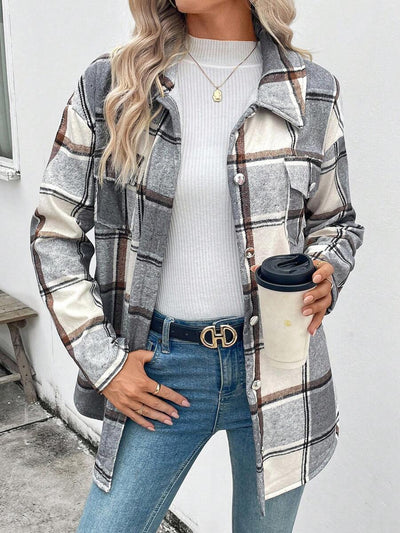 Ingrid | Klassisk Trenchcoat i Vinterudgave