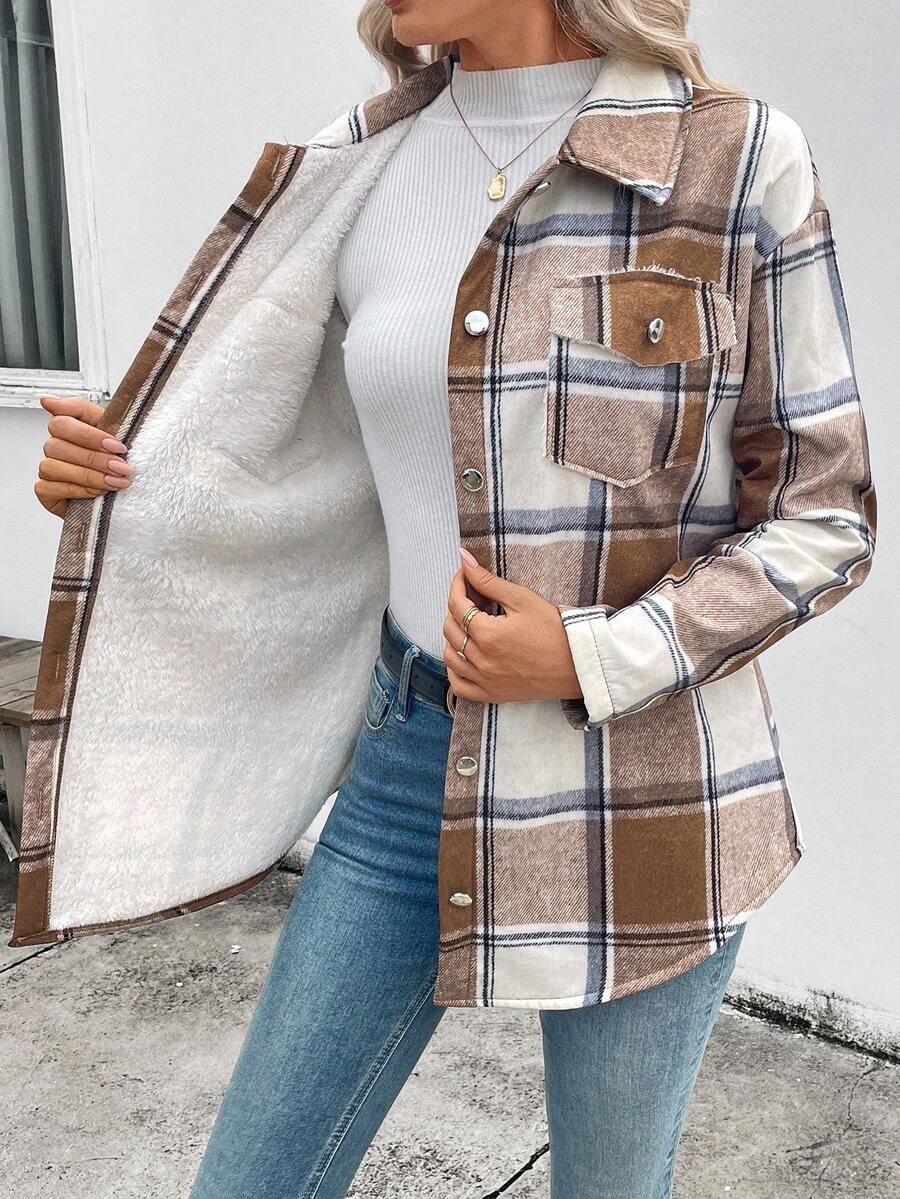 Ingrid | Klassisk Trenchcoat i Vinterudgave