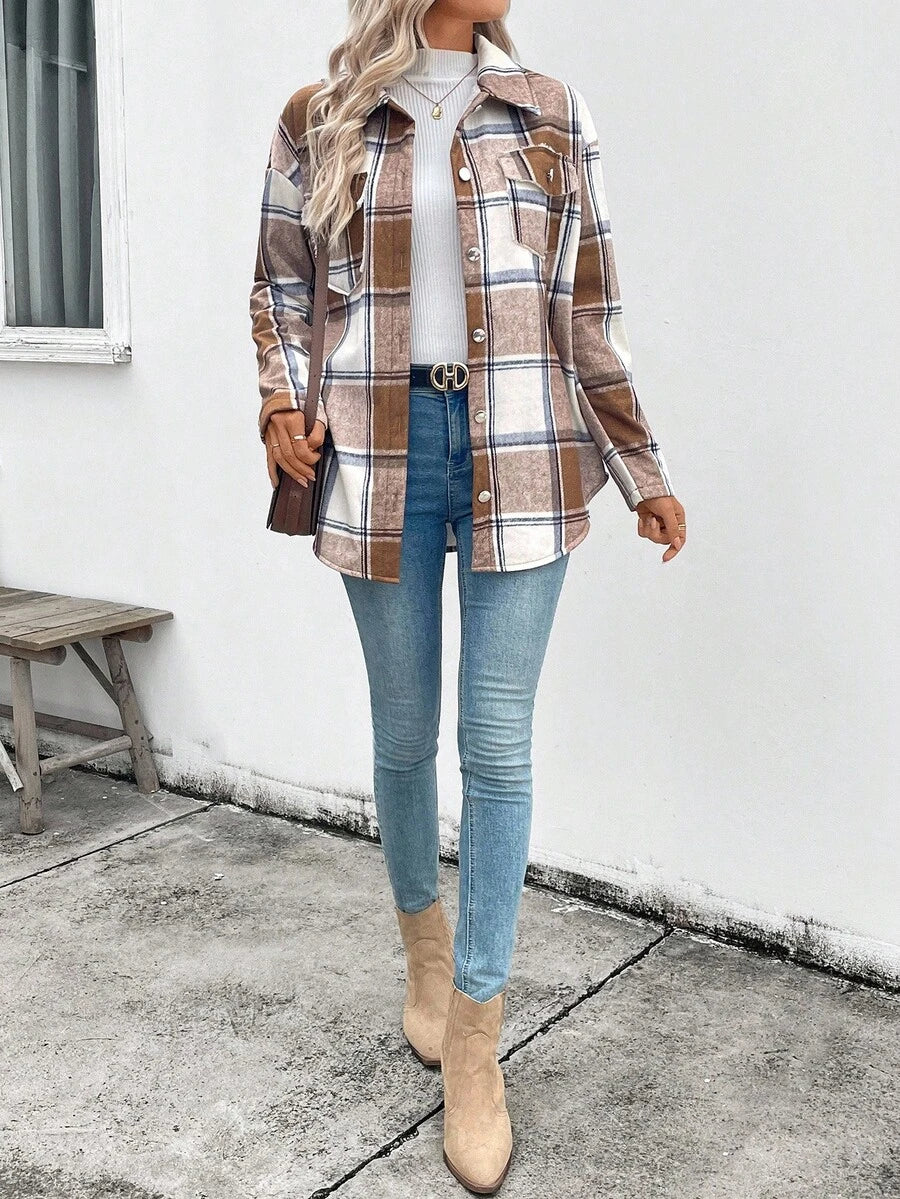 Ingrid | Klassisk Trenchcoat i Vinterudgave