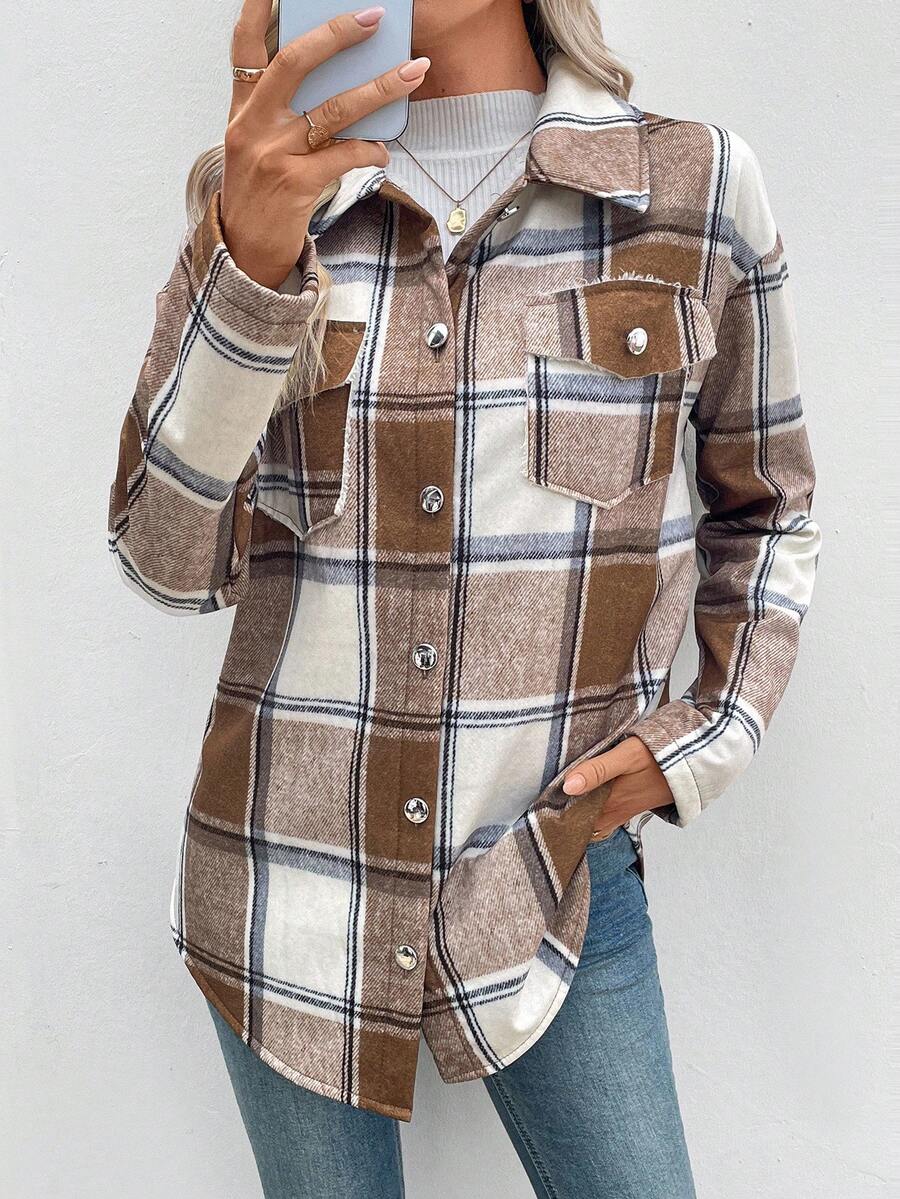 Ingrid | Klassisk Trenchcoat i Vinterudgave