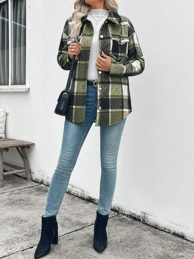 Ingrid | Klassisk Trenchcoat i Vinterudgave