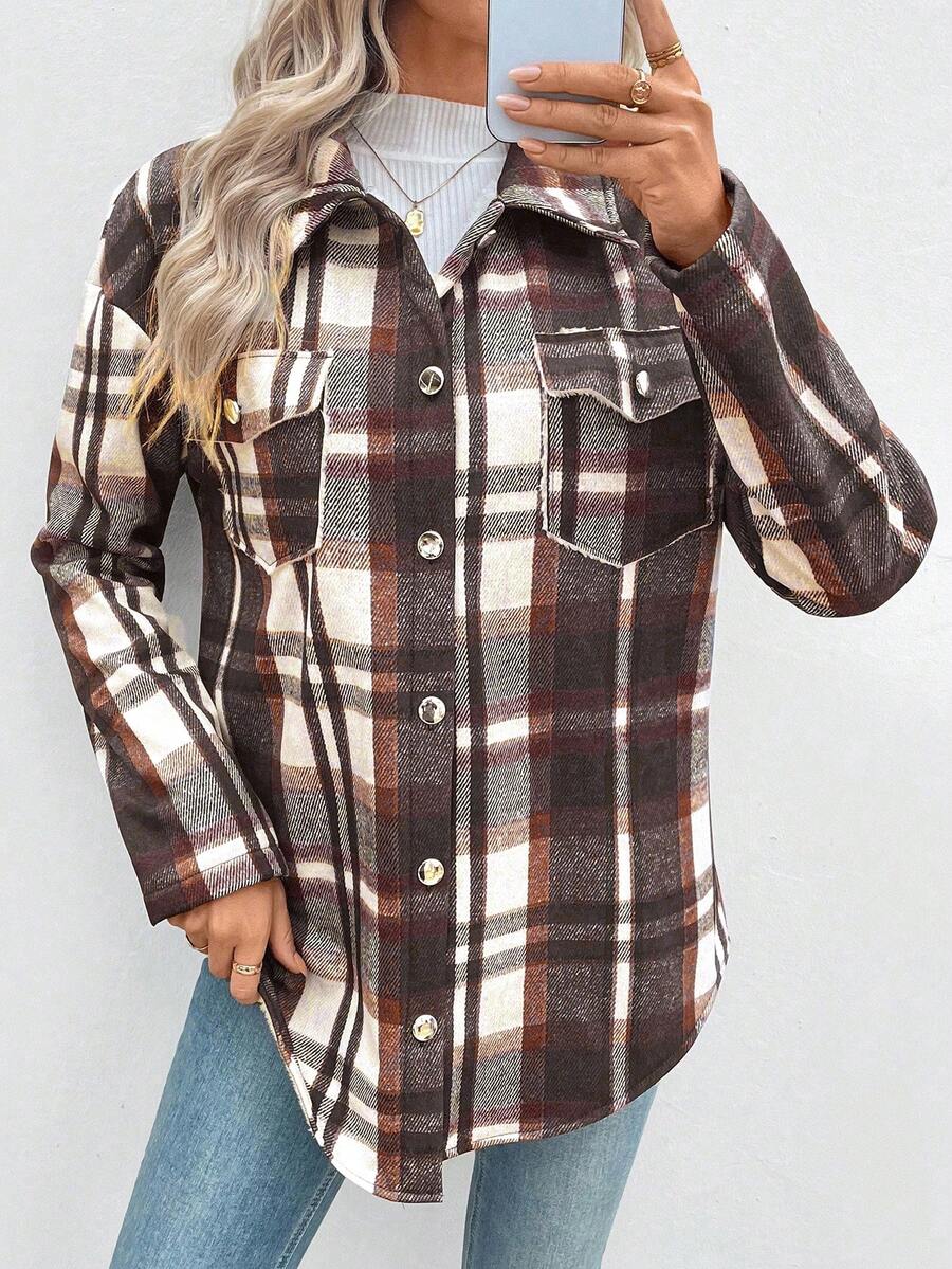 Ingrid | Klassisk Trenchcoat i Vinterudgave