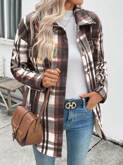 Ingrid | Klassisk Trenchcoat i Vinterudgave