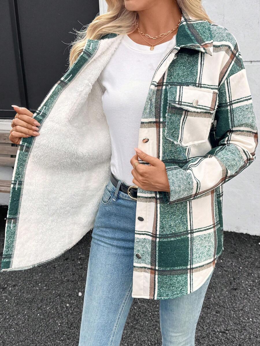 Ingrid | Klassisk Trenchcoat i Vinterudgave