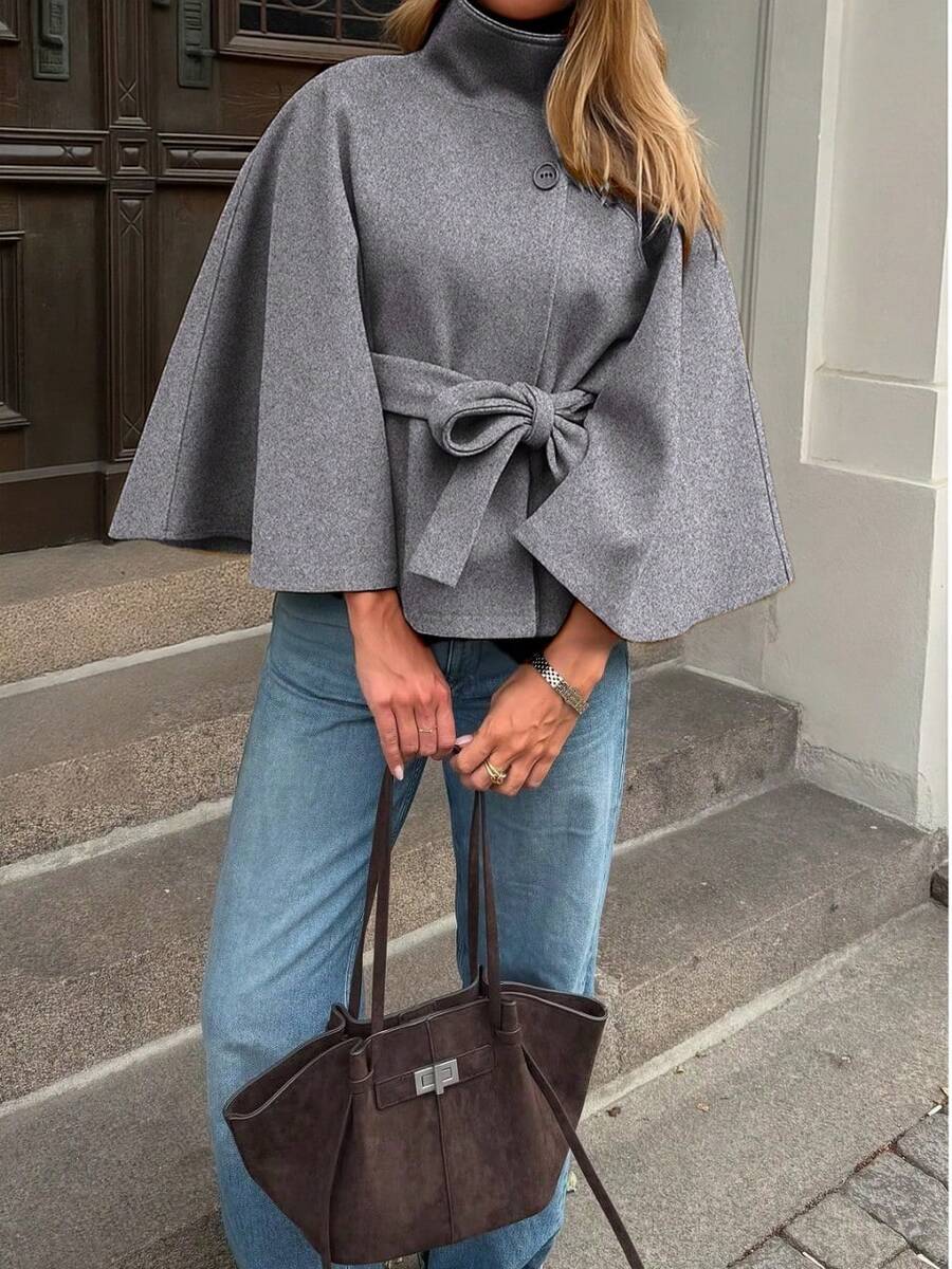 Klara | Lang Pelslignende Jakke i Fleece