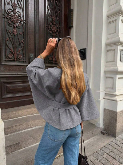 Klara | Lang Pelslignende Jakke i Fleece