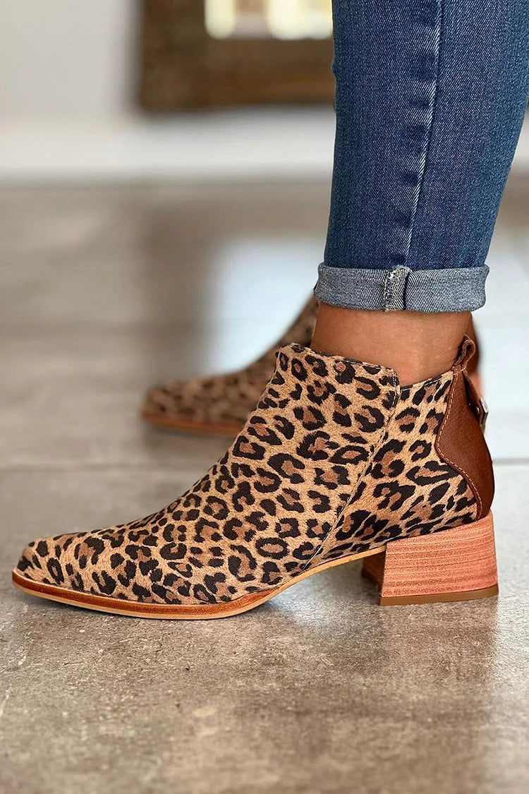 Mathilde™ | Leopard Print Boots