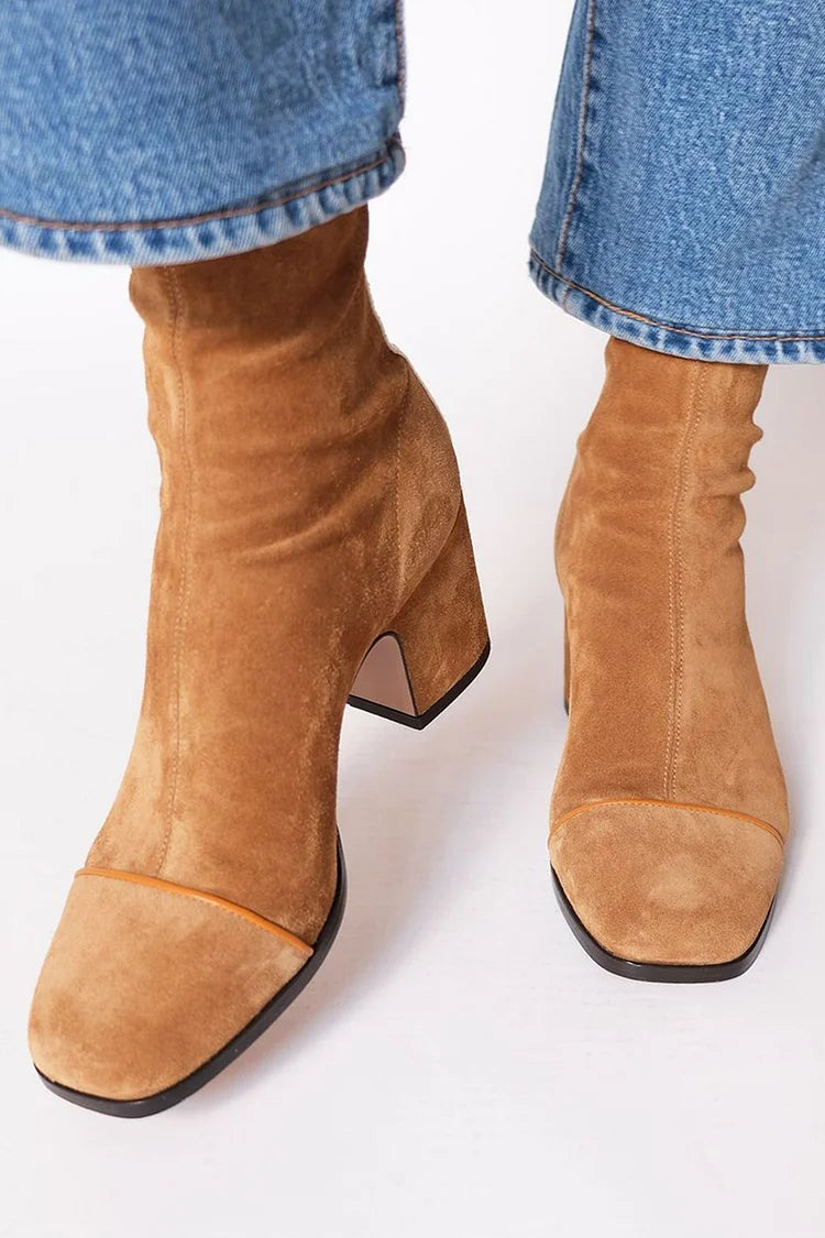 Vivienne™ | Trendy Kontraststøvler