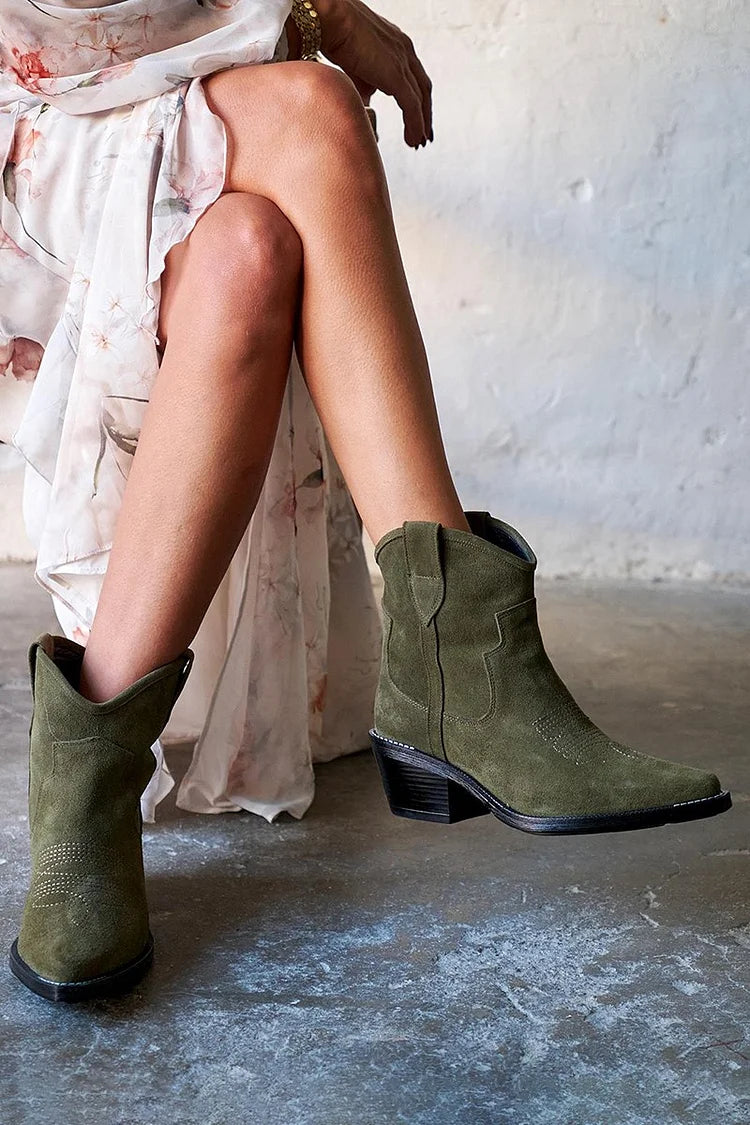 Élise™ | Korte Suede Støvler