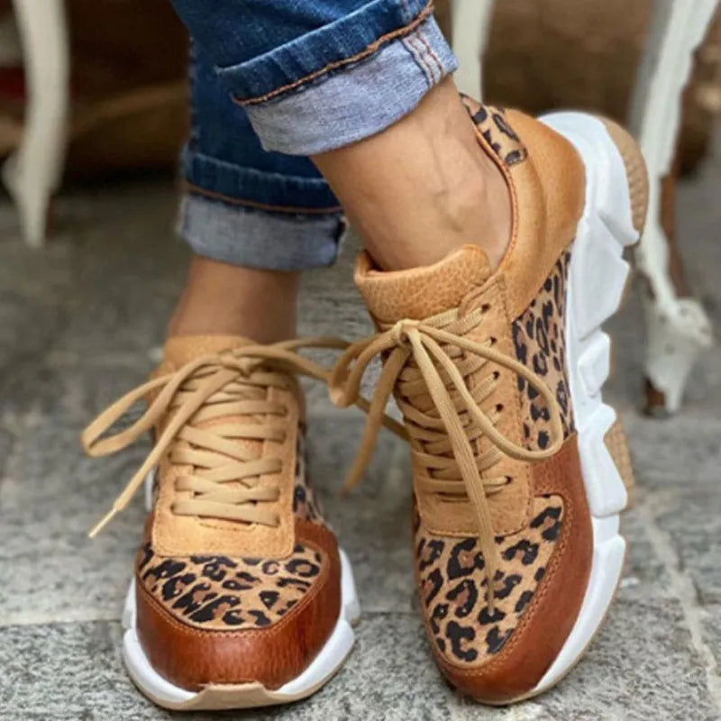 Joliné™ | Cozy Leopard Print Sneakers