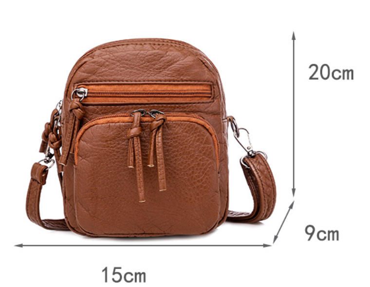 Laurine™ | Simplicité Leather Bag