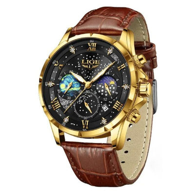 Julien™ | Luksus Månefase Ur" can be rewritten as "Julien™ | Luxury Moon Phase Watch.