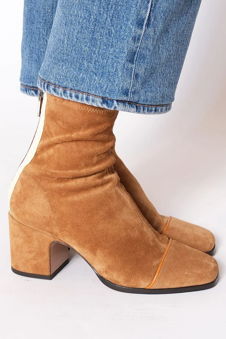 Vivienne™ | Trendy Kontraststøvler