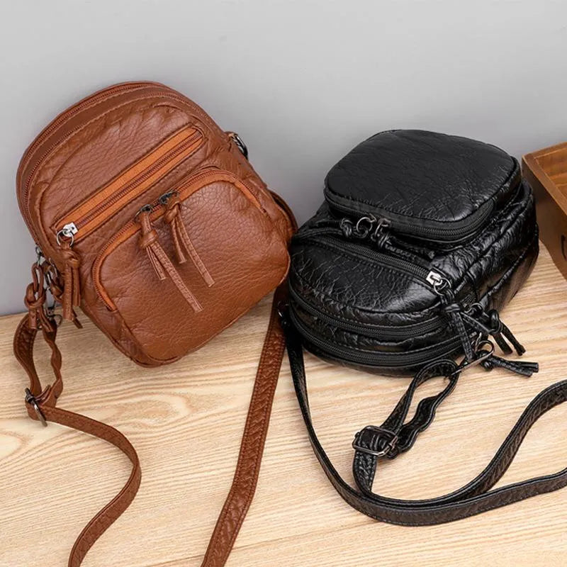 Laurine™ | Simplicité Leather Bag