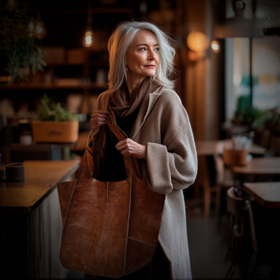 Laura™ | Vintage Taske - Attraktion af Tidens Løb