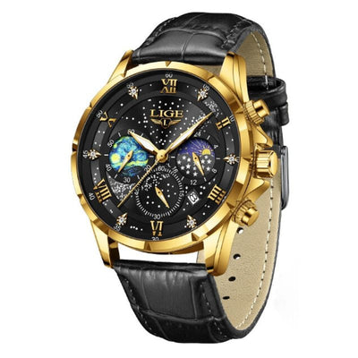 Julien™ | Luksus Månefase Ur" can be rewritten as "Julien™ | Luxury Moon Phase Watch.