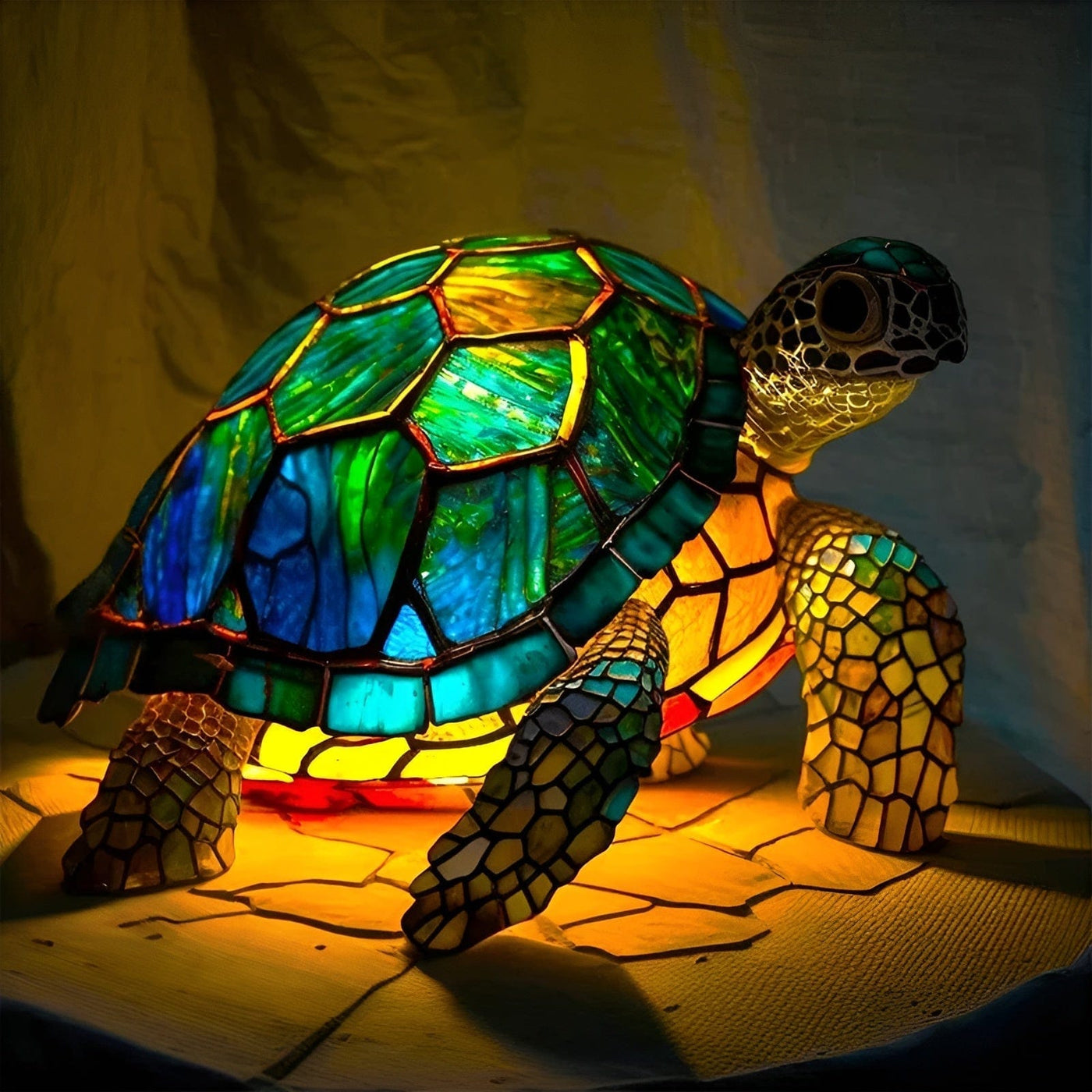 Animal Glow™ | Handcrafted Stained Glass Lamp