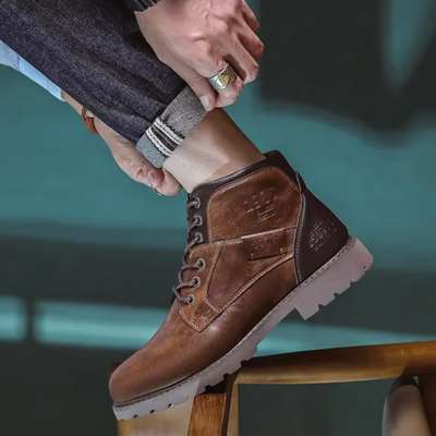 Aaron™ | Klassiske Vintage Læderstøvler