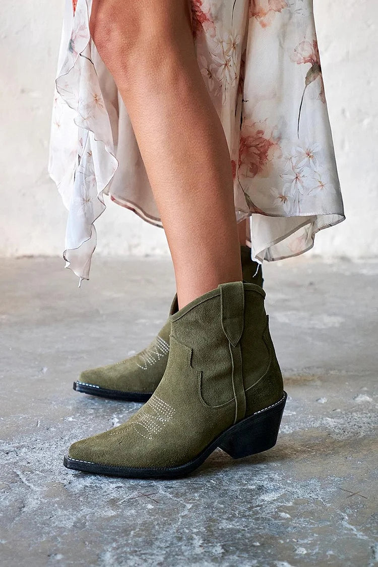 Élise™ | Korte Suede Støvler