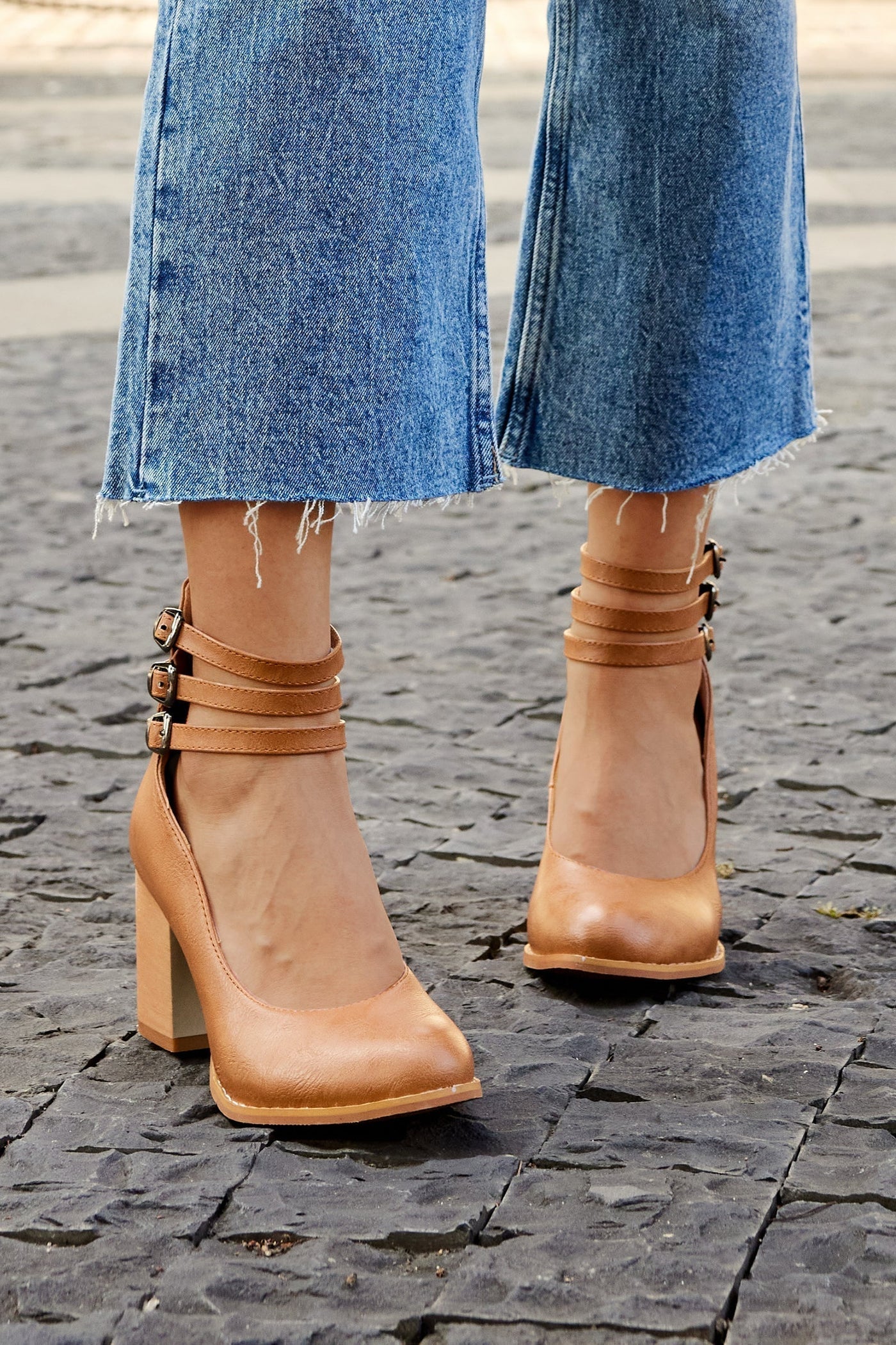 Elisa™ | Sleek Sandals with Chunky Heel