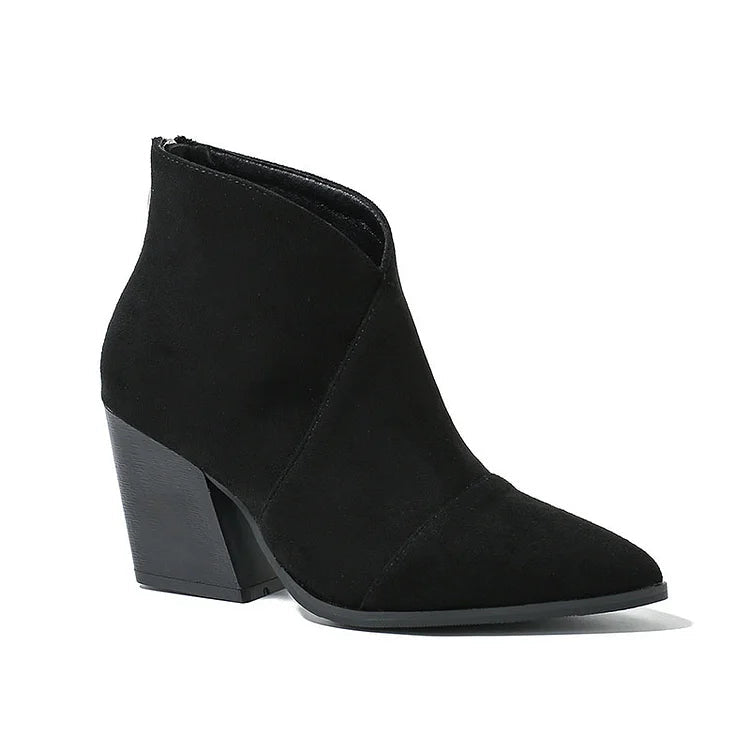 Céline™ | Elegante ruskindsankelstøvler