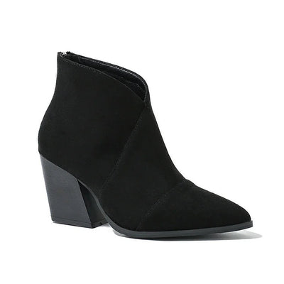 Céline™ | Elegante ruskindsankelstøvler