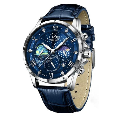 Julien™ | Luksus Månefase Ur" can be rewritten as "Julien™ | Luxury Moon Phase Watch.