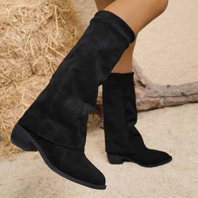 Noémie™ | Høje Suede Støvler" can be rewritten as "Noémie™ | High Suede Boots.