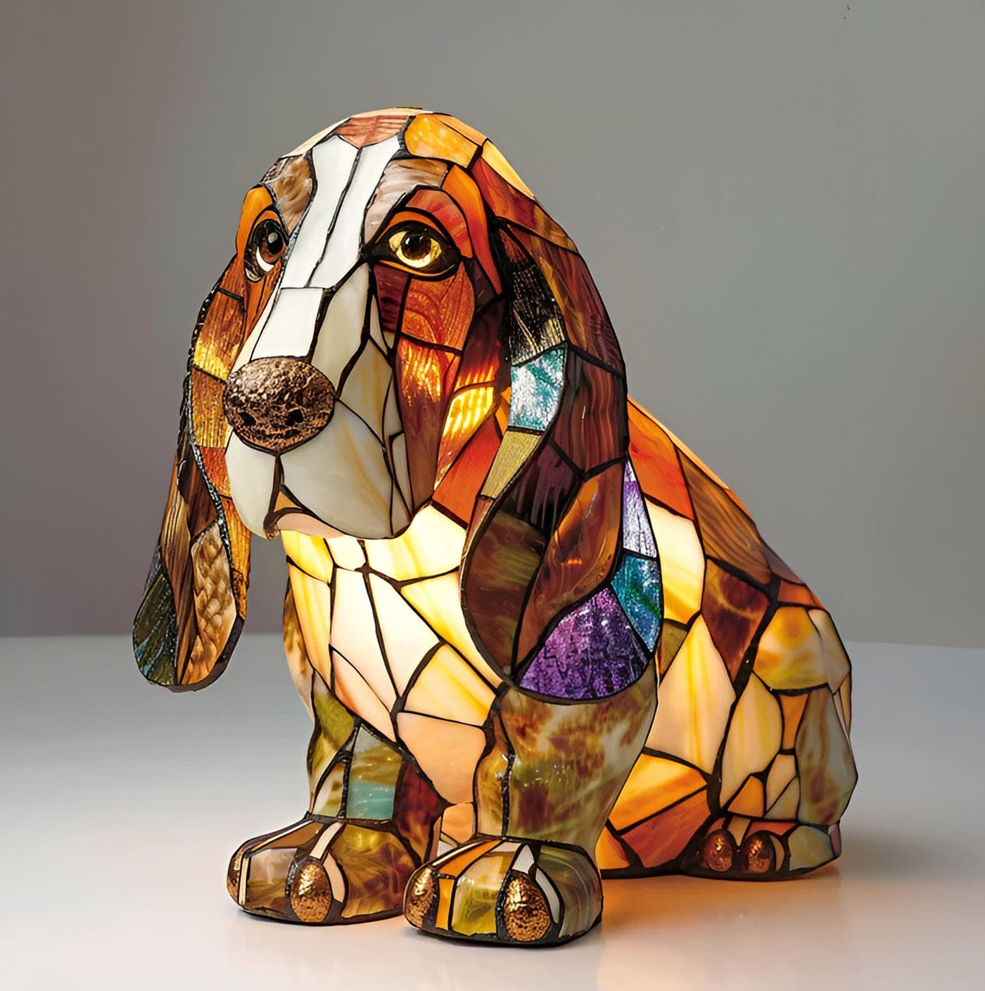 Animal Glow™ | Handcrafted Stained Glass Lamp