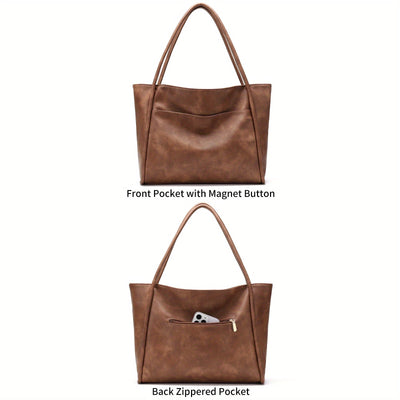 Victoria™ | Classic Leather Tote Bag