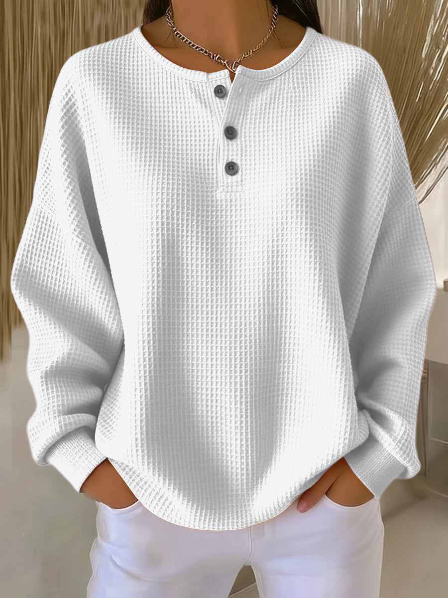 Anne | Casual sweatshirt med krave