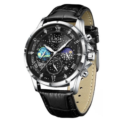 Julien™ | Luksus Månefase Ur" can be rewritten as "Julien™ | Luxury Moon Phase Watch.