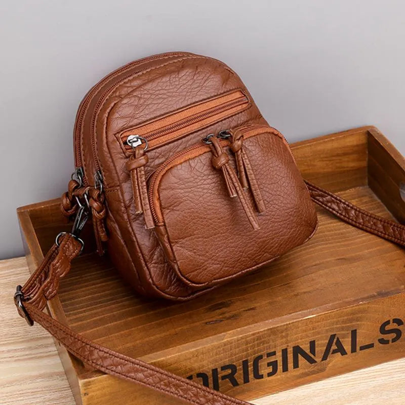 Laurine™ | Simplicité Leather Bag